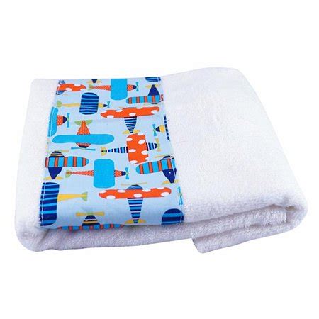 Crafted in soft, absorbent cotton, these cute, cozy creations are soft, warm, cuddly and, best of all, feature fun characters. Blue Baby Bum 710560426577 Toddler Bath Towel Planes, One ...