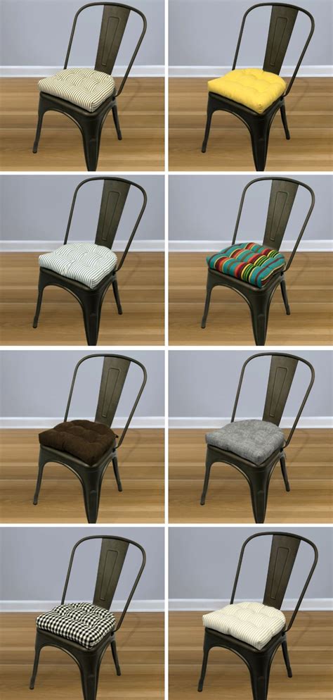 This doesn't look that simple to me, but i need to update my rocking chair cushion. Farmhouse Decor Cushions for Industrial Tolix-Style Dining ...