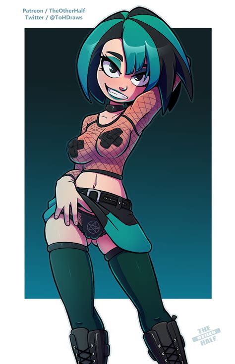 As for the service, the staff at the other half are helpful, friendly and ever ready to help out if you get stuck on what to order! Goth Gwen by The-Other-Half on Newgrounds