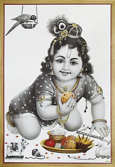Nadu Gopal - Baby Krishna Eating Laddu | Baby krishna, Krishna, God 
