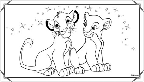 Young Simba and Nala | Colouring for the girls | Pinterest | Simba and nala and Young simba