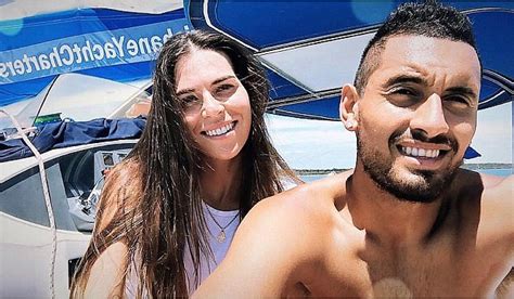 That's why the young aussie, best known for his frequent racquet smashes, racquet flips, outbursts the call came during warmups before his loss with partner ajla tomljanovic. Nick Kyrgios to 'propose' to Ajla Tomljanovic | Daily Mail ...