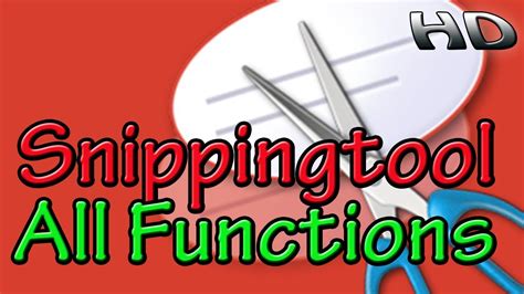 As snipping tool doesn't have a specified keyboard shortcut to open, you can pin the snipping tool to the taskbar for regular use. Snipping Tool - All Functions German - YouTube