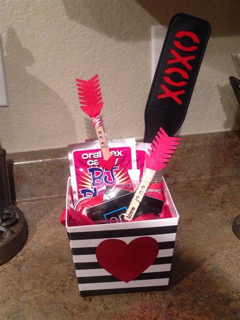 Break the mold this valentine's day and stand out with a unique gift that's either silly or plain naughty. Valentines Day Naughty Gift basket:) | Naughty gifts ...