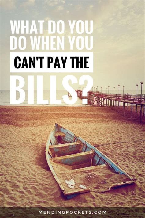 What happens if i can t pay my credit cards. What Do You Do When You Can't Pay the Bills | Paying off ...