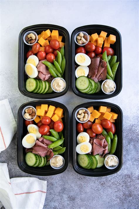 Each snack idea below features one of our latest kids macrobars flavors and either a fresh fruit or vegetable. Protein Snack Pack - Lunch Meal Prep - The Forked Spoon