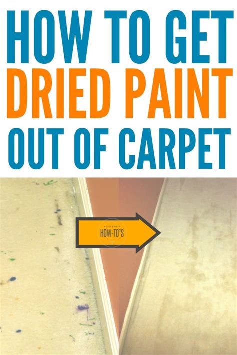 Acrylic paint spills are best treated when they are still wet, once they dry, they become very stubborn. How To Get Dried Paint Out Of Carpet (along with other ...