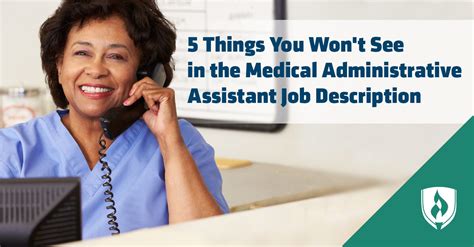 This free administrative assistant job description sample template can help you attract an innovative and experienced administrative assistant to your company. 5 Things You Won't See in the Medical Administrative ...