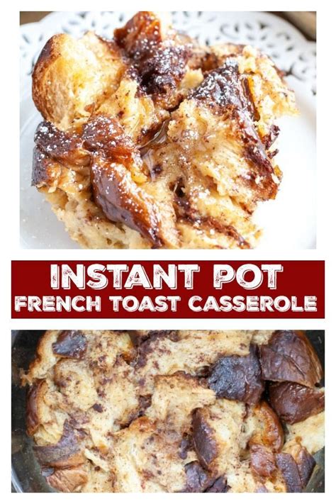 Trim excess fat off the beef. Instant Pot French Toast Casserole is a makes a delicious ...