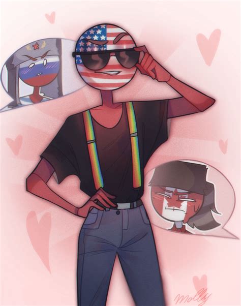 Check out amazing countryhumans artwork on deviantart. ℝussia & 🇺🇸 ℧ᎦᎪ 🇺🇸 & Canada 』🇨🇦•⋄᯽ 🍁 #Countryhumans # ...