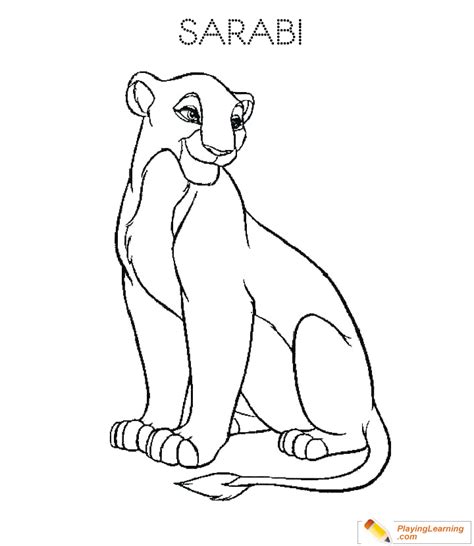 112 the lion king pictures to print and color. The Lion King Sarabi Coloring Page 17 | Free The Lion King ...