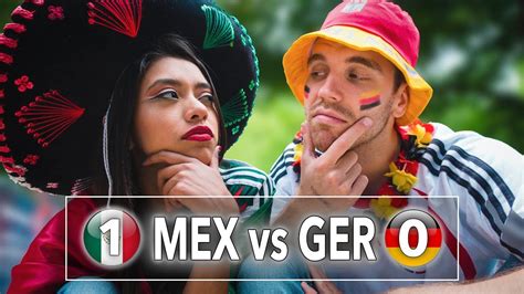 Full time germany 0 mexico 1. MEXICAN-GERMAN COUPLE REACTS TO MEXICO VS GERMANY!! (World ...