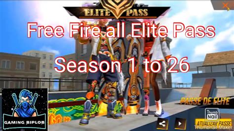 The introduction of the free fire elite pass was among the most anticipated interesting changes since the game came out. Free Fire all Elite Pass//Season 1 to 26//Watch Free fire ...