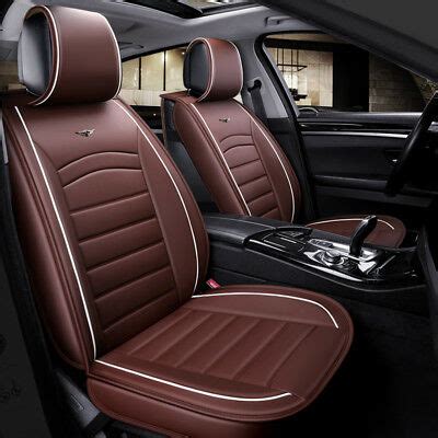 Shows a 4 seater car child seat with 2 minimac baby seats. Deluxe Brown PU Leather Front Seat Covers Padded For BMW 3 5 7 X3 X4 X5 X6 | eBay