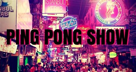 Of course, i suggest doing your research about. Ping Pong Show Thailand - Besuch einer Ping Pong Show