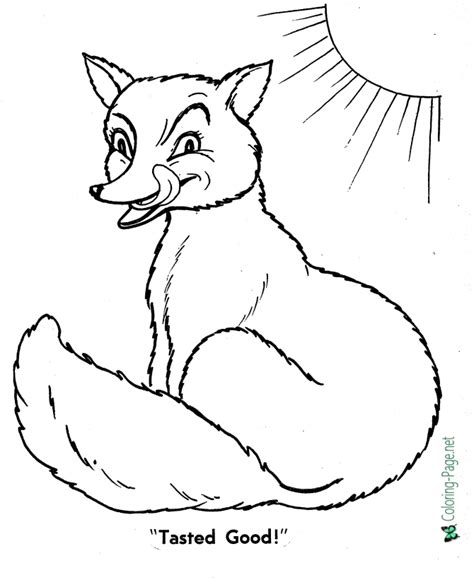 Here, we have this story as a launching pad for reading and listening comprehension the gingerbread man. Fox Coloring Page - Gingerbread Man fairy tale