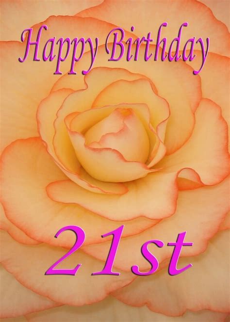 Make this very special birthday one they'll remember forever with our 21st birthday ideas. "Happy 21st Birthday Flower" Greeting Cards by martinspixs ...