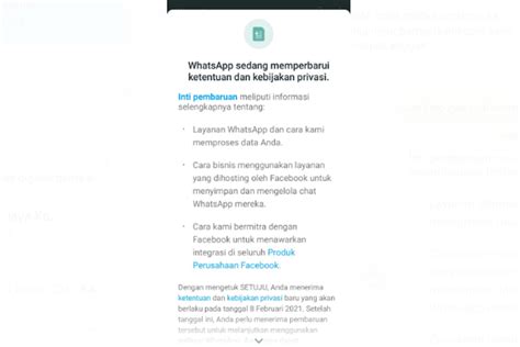 Most modded versions such as gb whatsapp, fa whatapp are not supported by whatsapp anymore. Kebijakan Privasi Baru WhatsApp Berlaku Mulai 8 Februari ...