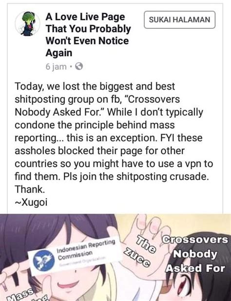 Manga secret class bahasa indonesia selalu update di . Facebook Meme Groups Deleted As 'Indonesian Reporting ...