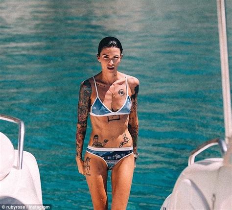 Basquiat tattoo photos meanings steal her style. Ruby Rose reveals she has a whopping 109 tattoos | Daily ...