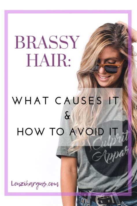 Blondes aren't the only ones who sometimes deal with brassy hair. Brassy Hair: What causes it and how to prevent it | Lenzi ...