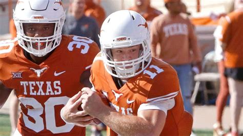 Wednesday and sam ehlinger is cramming in a few more throws at an empty arena. Texas quarterback Sam Ehlinger in concussion protocol