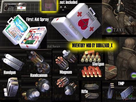 Cannot rotate items in inventory. Inventory Mod Pack - Оружие - Resident Evil 4 - Resident ...