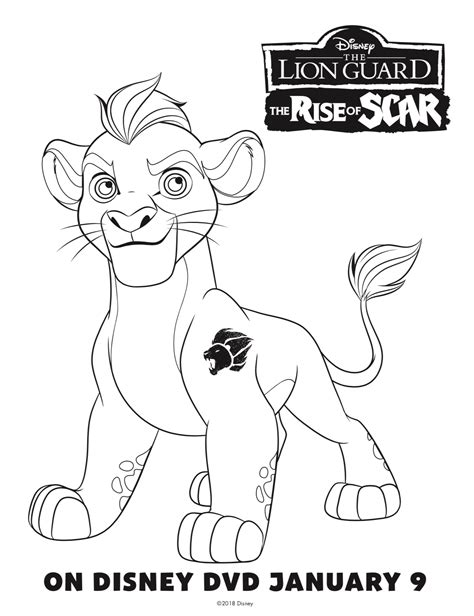 Welcome home printable coloring pages. Free Printable Disney The Lion Guard Coloring Pages ...