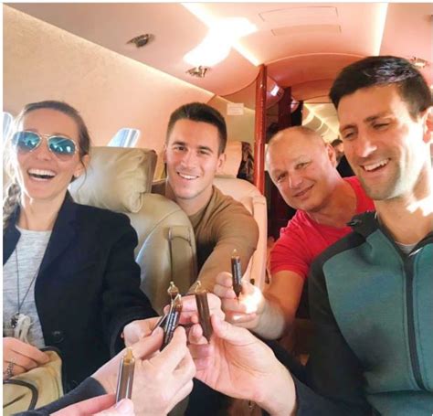 Therefore, novak djokovic offered are ride to lorenzo on his private jet when heading to london. Novak Djokovic: 'My wife is a very avid writer and she's ...