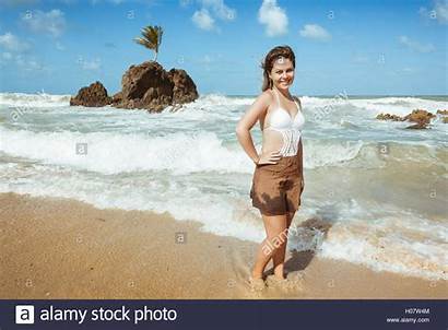 Brazil Beach Tambaba Woman Naturism Nudism Alamy