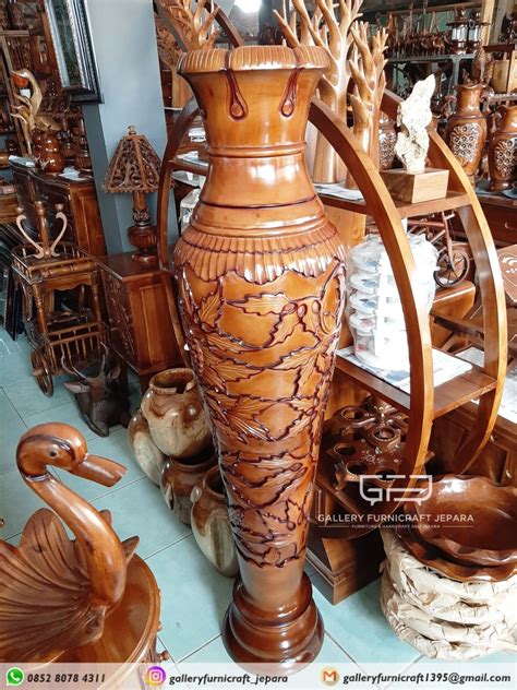 Maybe you would like to learn more about one of these? Vas Bunga Guci Besar Motif Anggur 150 cm - Gallery ...