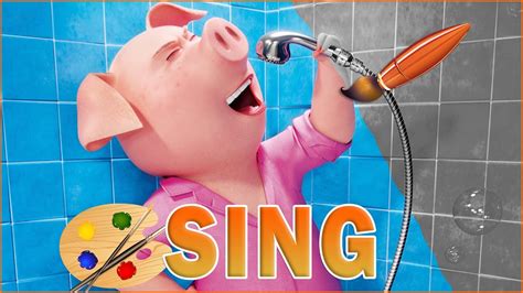 Get ready to have some colouring fun with crayola's free printable colouring pages. Sing Movie Rosita Singing in Shower | Kids Coloring Book ...