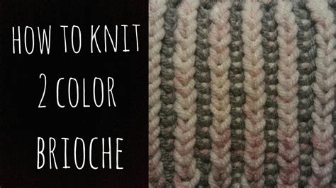 Watch as amy shows you how to use this method. How to Knit 2 Color Brioche - EASY - YouTube