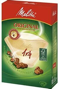 They are designed to perfectly fit in the melitta® amano and melitta® epos® filter holders and, together with the ribs inside the filter holder, allow for an ideal. Melitta, 80 Coffee Filters, Size 1x4, For Filter Coffee ...