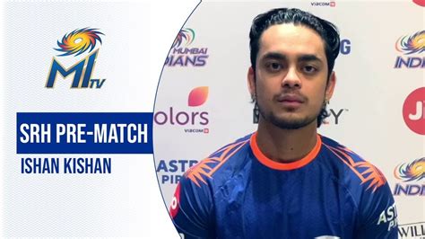 Due to their unusual design, the letters. MI vs SRH Pre-match - Ishan Kishan | हैदराबाद मैच पर ...