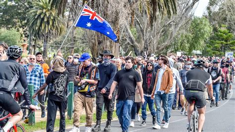 Members of the group were beating a gong and cheering, while. Melbourne protests: Anti-lockdown protests weekly in ...