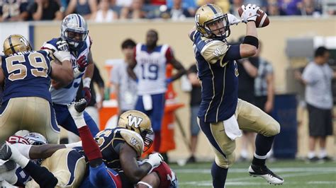 The schedule includes opponents, date, time, and tv. Winnipeg Blue Bombers hold off Montreal Alouettes for 25 ...