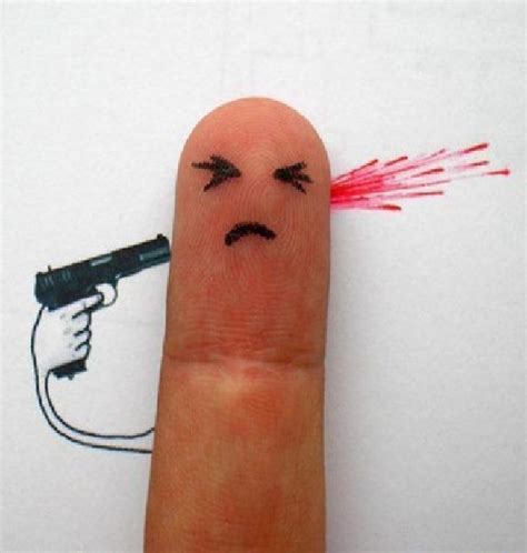 blood, drawing, finger, gun, suicide - image #229481 on ... Most relevant best selling latest uploads.
