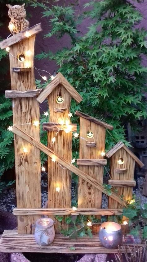 Weitere ideen zu paletten garten, paletten, garten. Stele DEKO Eule, ganzes Jahr Dekoration aus HOLZ, Natur ...