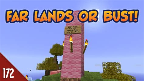 At least, in my generated world; Minecraft Far Lands or Bust - #172 - Diamond Sword of ...