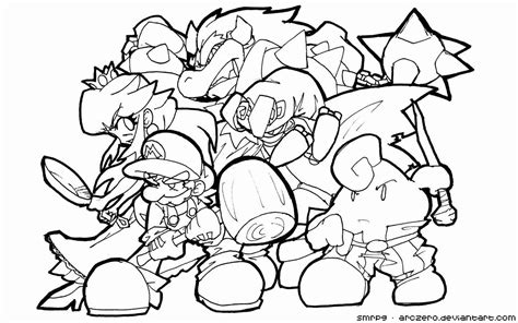 Super mario smash bros coloring pages. Smash Brothers Coloring Pages at GetDrawings | Free download