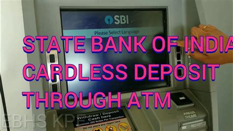 Jun 16, 2020 · overdraft fees when you withdraw more money than your account balance. SBI cardless deposit throught ATM. (Deposit money without atm card through ATM) - YouTube