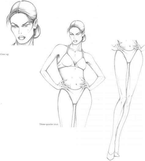 Of the human body, there are many excellent books on drawing the anatomy of male/female out there to guide you. Focus Techniques - Fashion Design - Joshua Nava Arts