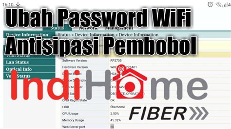 Proses pembuatan nama wifi pertama kali biasanya dibantu oleh petugas teknisi. Cara Mengganti Password Wifi Indihome - YouTube