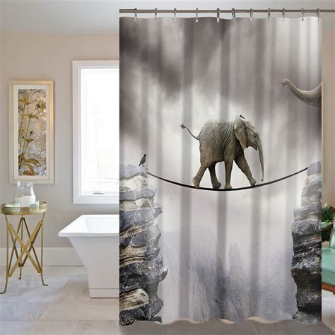 Baby & kids · brexit friendly · sign up for free · independent Elephant Waterproof Fabric Home Decor Shower Curtain ...