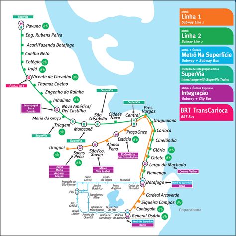 With more than 11 million inhabitants in the metropolitan area, rio de janeiro has a small metro network consisting of three overlapping lines. Ônibus que passam no Metrô Rio