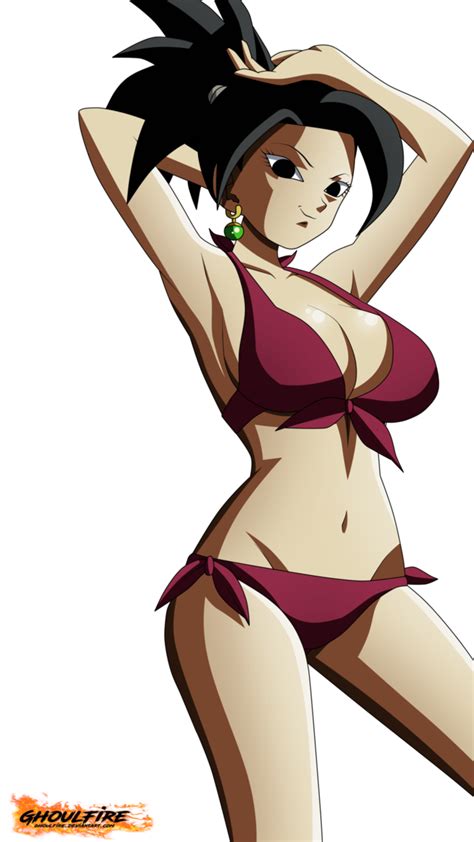 Kefla(bikini outfit) from kishinpain's kefla saga animation. Kefura / Kafle by GhoulFire | Fotos de dragones, Dragones ...