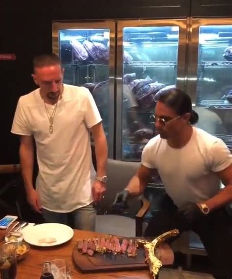 Real kobe beef teppanyaki steak land restaurant kobe, hyogo, japan. Bayern Fine Frank Ribery After ₦460k Gold Steak Rant ...