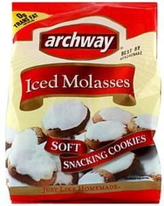 Recipes and baking tips covering 585 christmas cookies, candy, and fudge recipes. Archway Dark Molasses Cookies - 12 oz, Nutrition Information | Innit