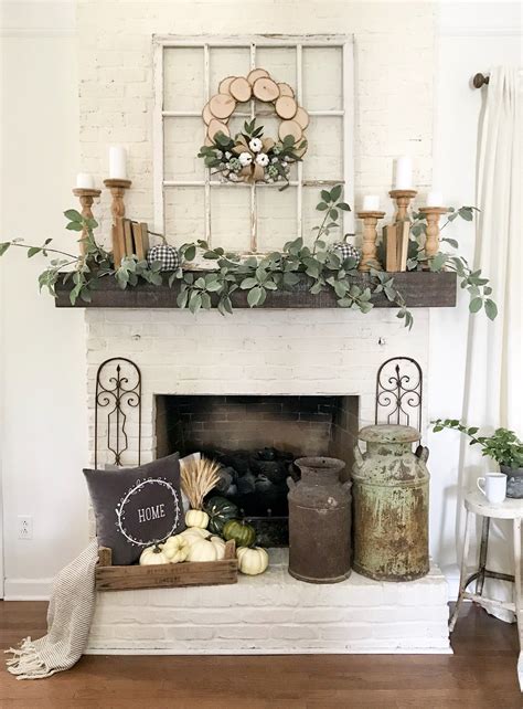 Maybe you would like to learn more about one of these? My Fall Mantel Decor With JOANN | Fall mantel decorations ...